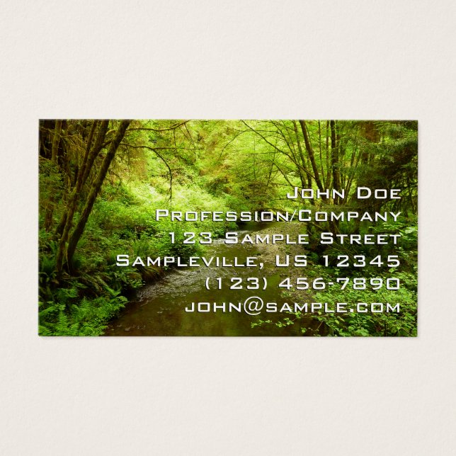 Perdido Homem Creek I no Parque Nacional de Redwoo (Frente)