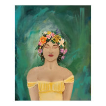 "Perdido na Serenidade" Poster de arte retraída fe