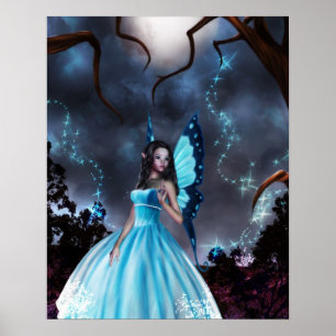 Perdido no poster Enchanted da floresta