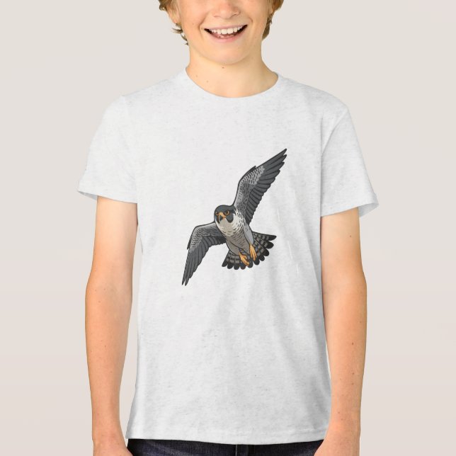 Peregrine falcon   Boys' T-Shirts (Frente)