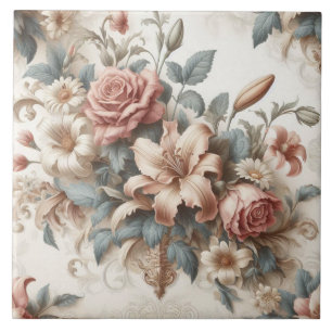 Perfeição Floral Antiquada Clara