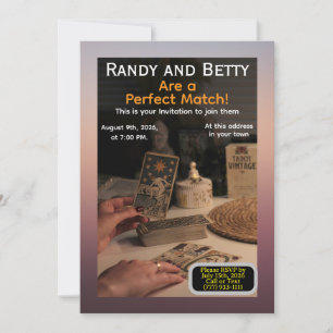 Perfeitos um para o outro Convite