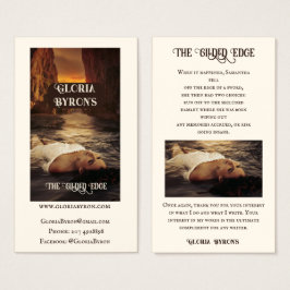 Perfil de borda dourada de material de Promocional