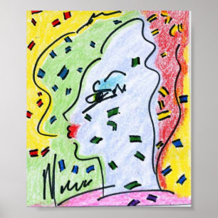 Perfil de estilo Peter Max 60s com Posters confitt