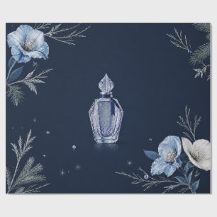 Perfume de Inverno Elegante Papel de embrulho Nata