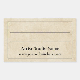 Pergaminho para trás do adesivo com etiqueta de Tr