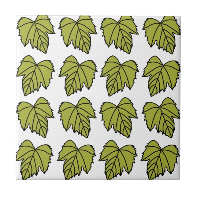 Pérgola de Uva Folhas Verdes Vinhas (Frente)