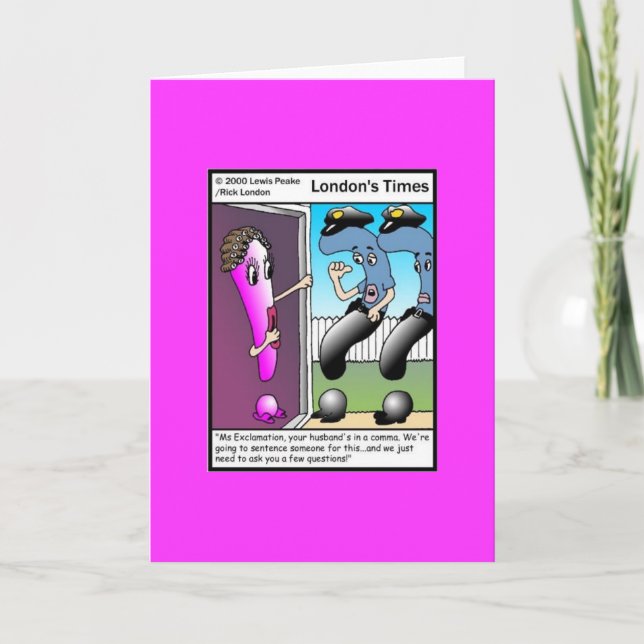 Pergunta Policial Cartoon Engraçado Cartão de Saud (Frente)