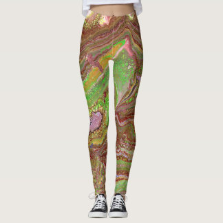 Perguntas 1 Leggings Verde Selvagem Marrom