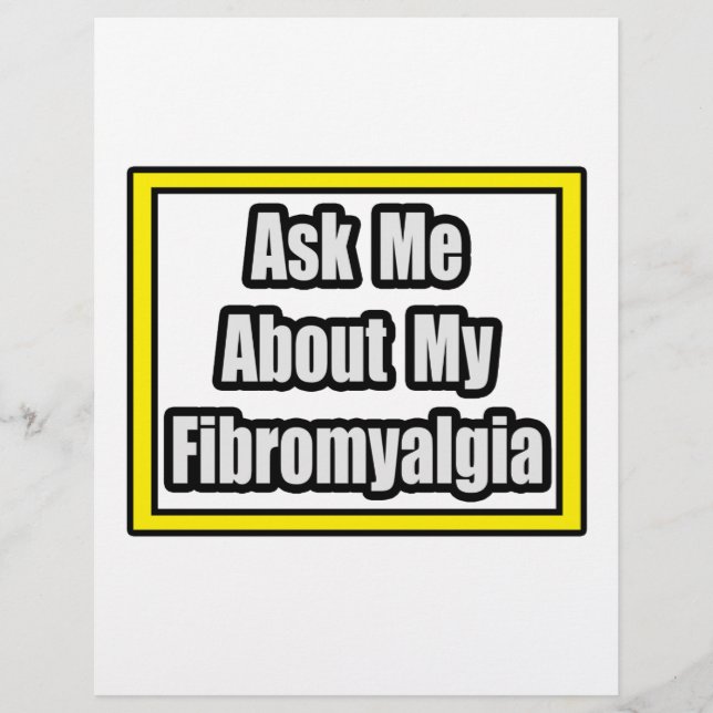 Pergunte-Me Sobre Minha Fibromialgia (Frente)