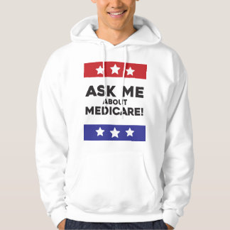 Pergunte-me sobre o Medicare – Moletom com Capuz