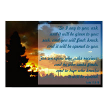 Pergunte, Procure, toque 19" x 13", Poster