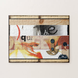 Perigo - Arte Digital Collage - Quebra-cabeça