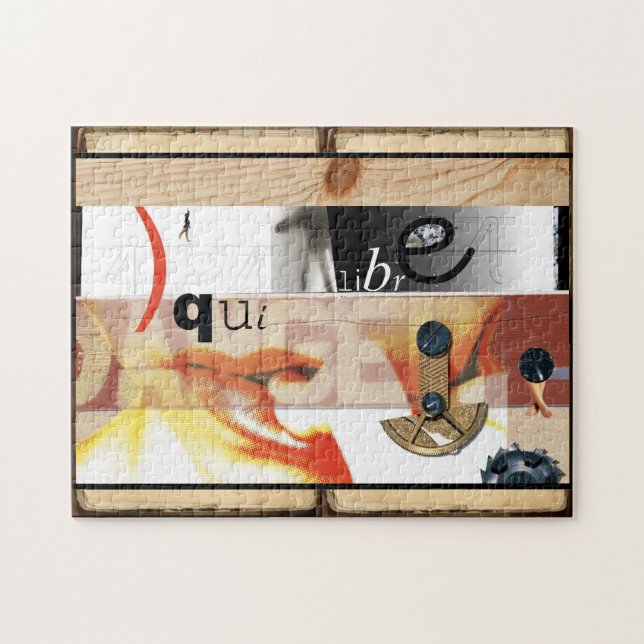 Perigo - Arte Digital Collage - Quebra-cabeça (Horizontal)