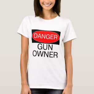 Perigo - Camiseta Divertida para Proprietário de A