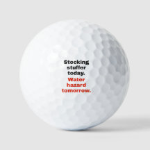 Perigo de Água Amanhã: Bolas de Golfe Divertidas