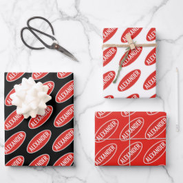 PERIGO: NOME/PALAVRA PERSONALIZAR Novidade Única E