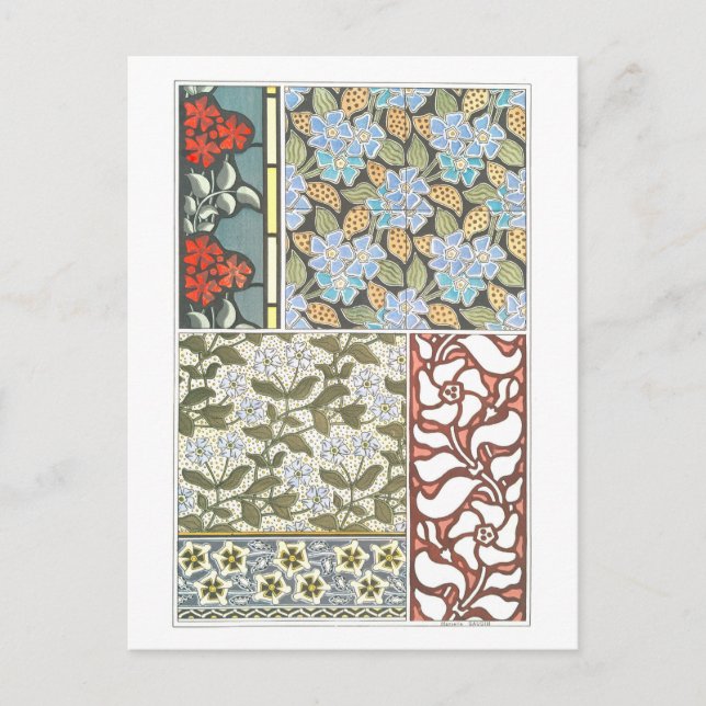 Periwinkle como cartão postal de objeto decorativo (Frente)