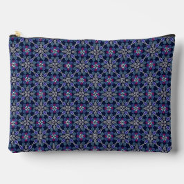 Periwinkle Drop Print Cosmetic Bag