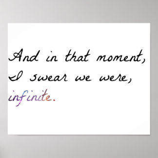 Perks of Bean Wallflower aspas Poster