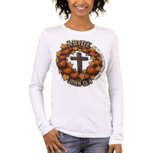 PERMANEÇA João 15:4 Camisa Cristã de Outono | Abób