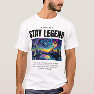 PERMANEÇA LENDÁRIO – Camiseta STAY LEGEND Burn Lou