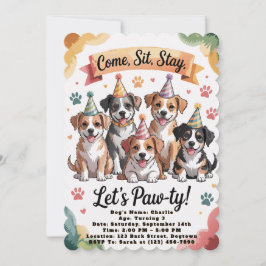 Permite Convites de Aniversário Pawty