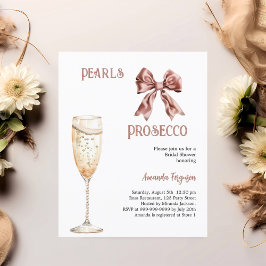 Pérola Chá de panela cor-de-rosa Prosecco