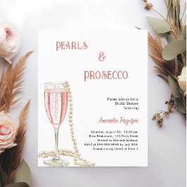 Pérola Chá de panela rosa Prosecco