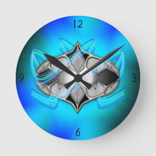 Pérola No Relógio Redondo