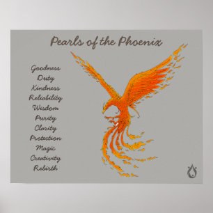 Pérolas do poster do explorador de Phoenix