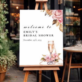 Pérolas e Chá de panela Floral Prosecco