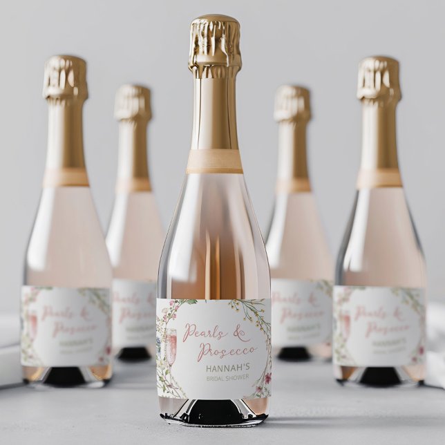Pérolas e Chá de panela Prosecco de Casamento (Criador carregado)