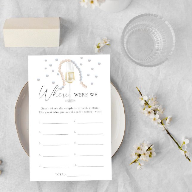 Pérolas e Prosecco Onde estávamos no jogo de chá d (Criador carregado)