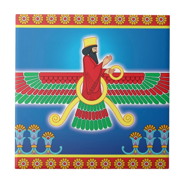 Persa Faravahar do Zoroastrian (Frente)
