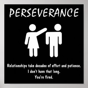 PERSEVERANÇA De-inspirador do ~ do poster