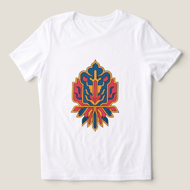 Persian Floral Carpet DesignT-Shirt (Design frontal)