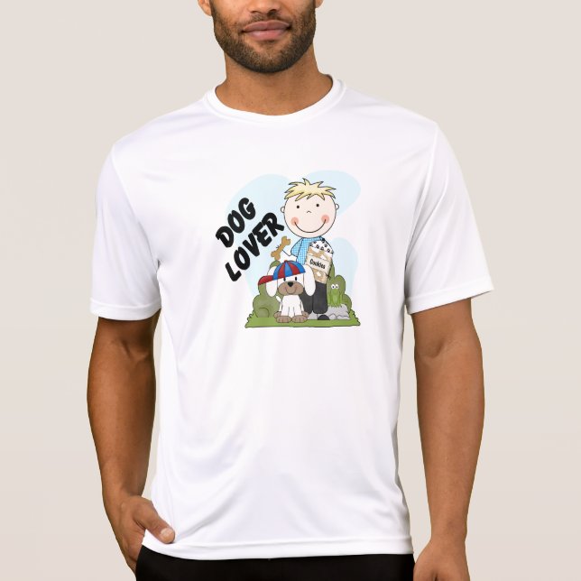 Persiga camisas e presentes louros do menino T do (Frente)
