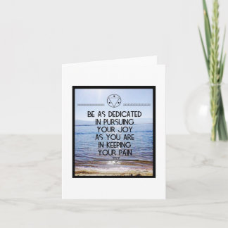 Persiga o seu cartão de nota de alegria - Dentro V