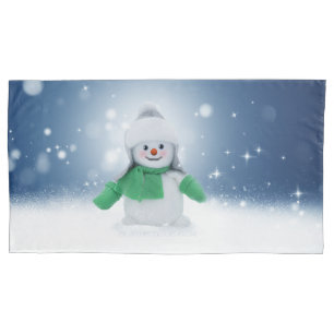 Personagem adorável de boneco de neve de Natal do