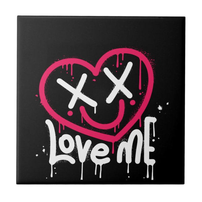 personagem cardíaco com olhos mortos e sorriso pul (Frente)