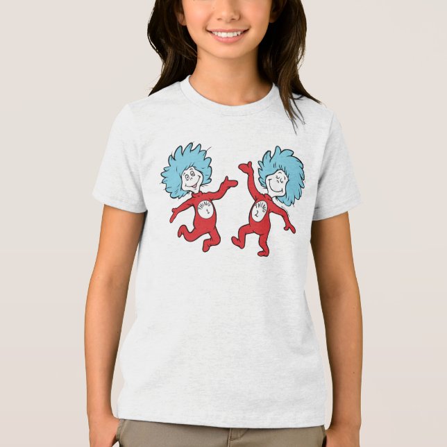 Personagem Coisa 1 e Coisa 2 do Dr. Seuss (Frente)