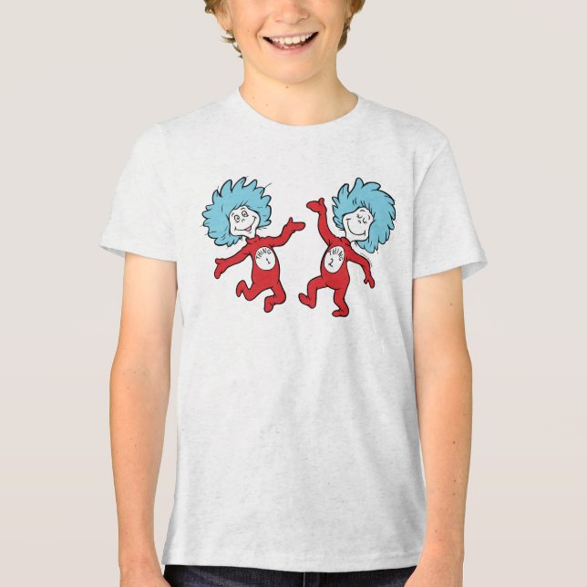 Personagem Coisa 1 e Coisa 2 do Dr. Seuss (Frente)