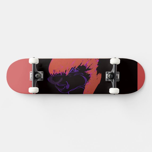 Personagem de Animação Adorável de Skate (Horz)