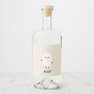 personagem de arroz fofo minimalista kawaii arroz 
