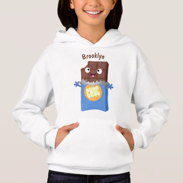 Personagem de desenho animado bar doce de chocolat (Frente)