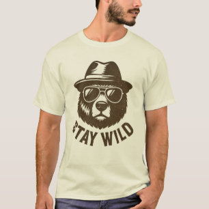 Personagem de desenho animado na Camisa T do Estil