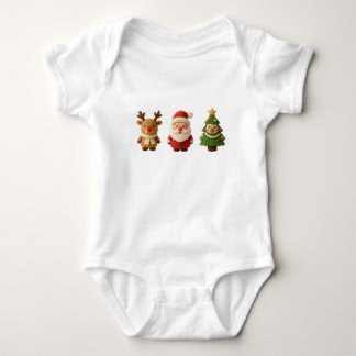 Personagem de Natal Fofo Body para Bebê – Rena