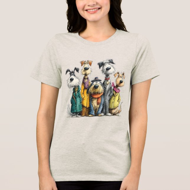 Personagens de cães fofos (Frente)
