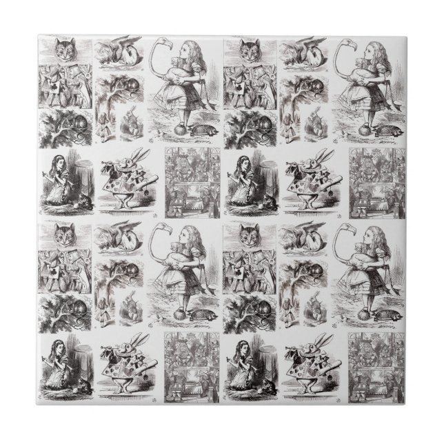 Personagens vindos de Alice no País das Maravilhas (Frente)